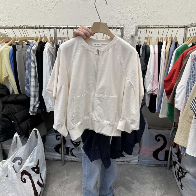 DA YLOG東大門實拍女士新款推薦26春夏時尚夾克泡泡袖拉鏈DA YLOG夾克