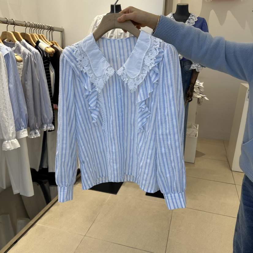 2nd B-S東大門代購女裝新款真品熱賣職業26春夏襯衫蕾絲衫2nd B-S襯衫/蕾絲衫