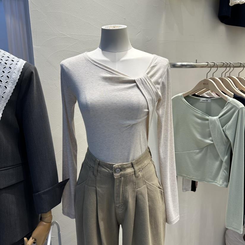 BOLD東大門直郵女士新款真品人氣職業熱賣休閑26春夏長袖T恤BOLD長袖T恤