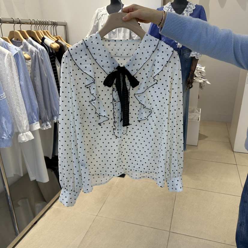 2nd B-S東大門代購女士新款職業時尚26春夏休閑襯衫蕾絲衫2nd B-S襯衫/蕾絲衫