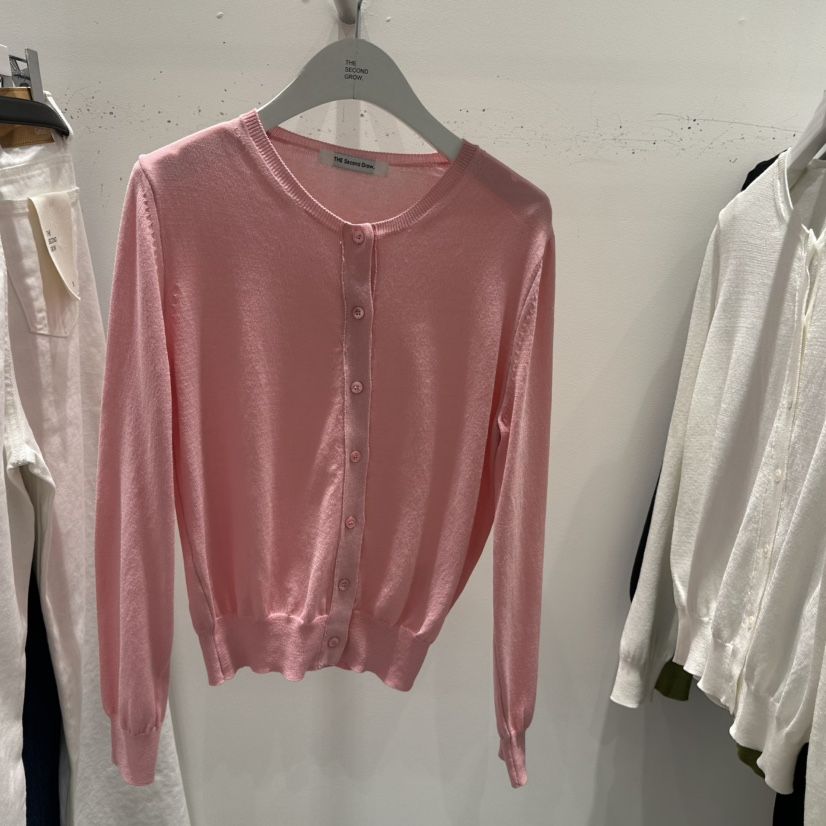 THE SECOND GROW/QUEENSRABBIT東大門實拍女裝新品休閑針織衫開衫THE SECOND GROW/QUEENSRABBIT針織衫