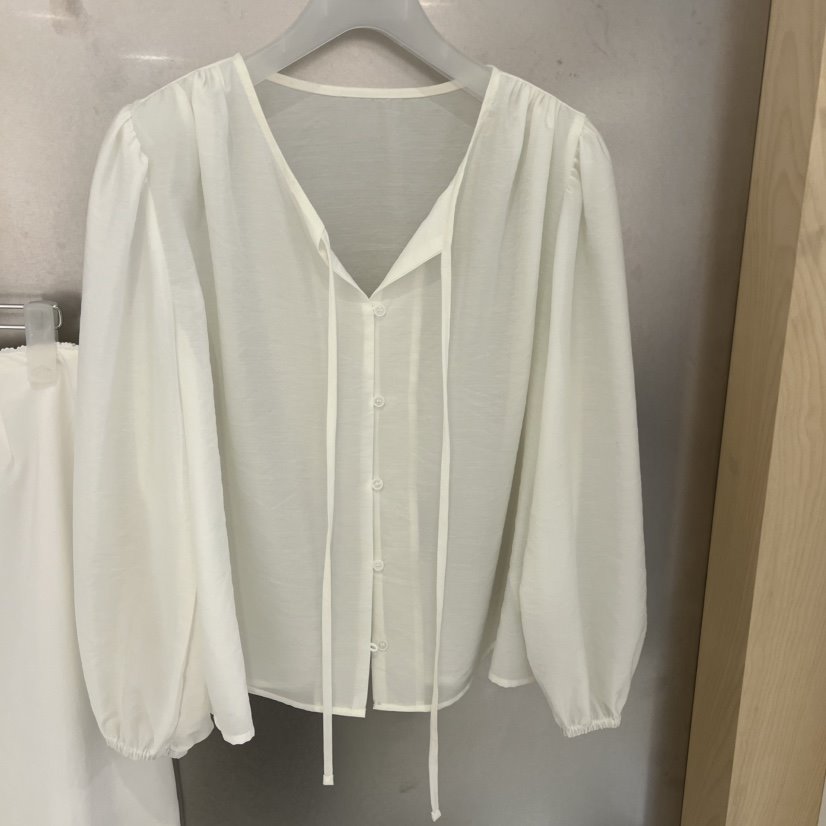 DEUO東大門實拍女士新款26春夏真品推薦休閑時尚襯衫蕾絲衫DEUO襯衫/蕾絲衫