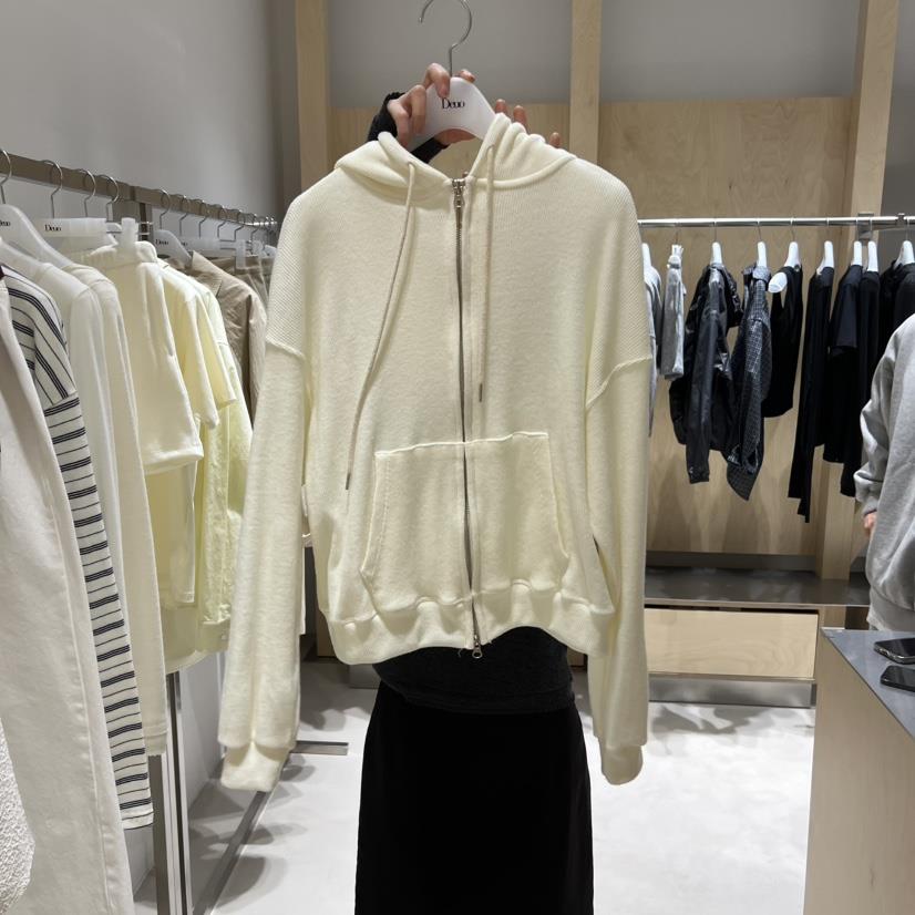DEUO東大門直郵女裝新品休閑26春夏時尚推薦衛衣連帽衫拉鏈DEUO衛衣
