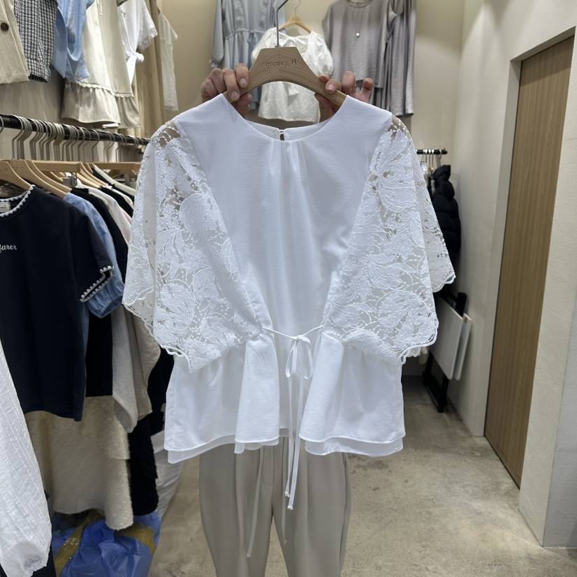 HOLYBANANA東大門代購女裝新款熱賣休閑真品職業襯衫蕾絲衫groovy.H/HOLYBANANA襯衫/蕾絲衫