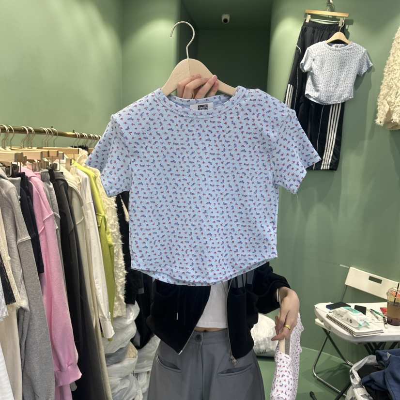 ROMANTIC NEWYORK東大門實拍女士新款26春夏真品休閑T恤ROMANTIC NEWYORKT恤