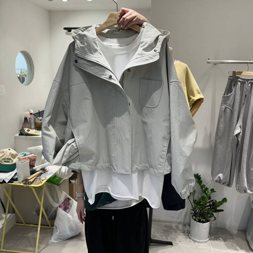 IN KIRA東大門直郵女裝新品熱賣推薦休閑人氣時尚夾克連帽IN KIRA夾克