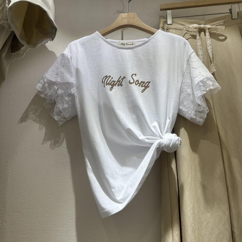 HOLYBANANA韓國直郵女士新款職業推薦真品休閑人氣26春夏T恤groovy.H/HOLYBANANAT恤