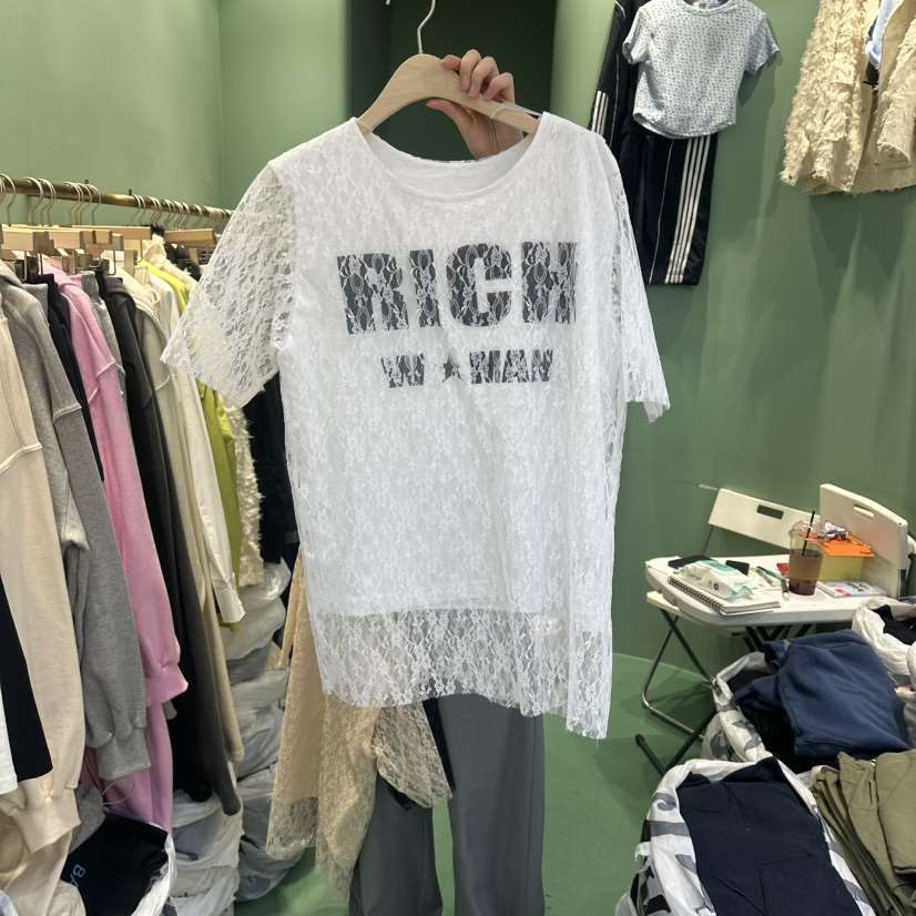 ROMANTIC NEWYORK東大門實拍女士新品時尚職業人氣26春夏T恤ROMANTIC NEWYORKT恤