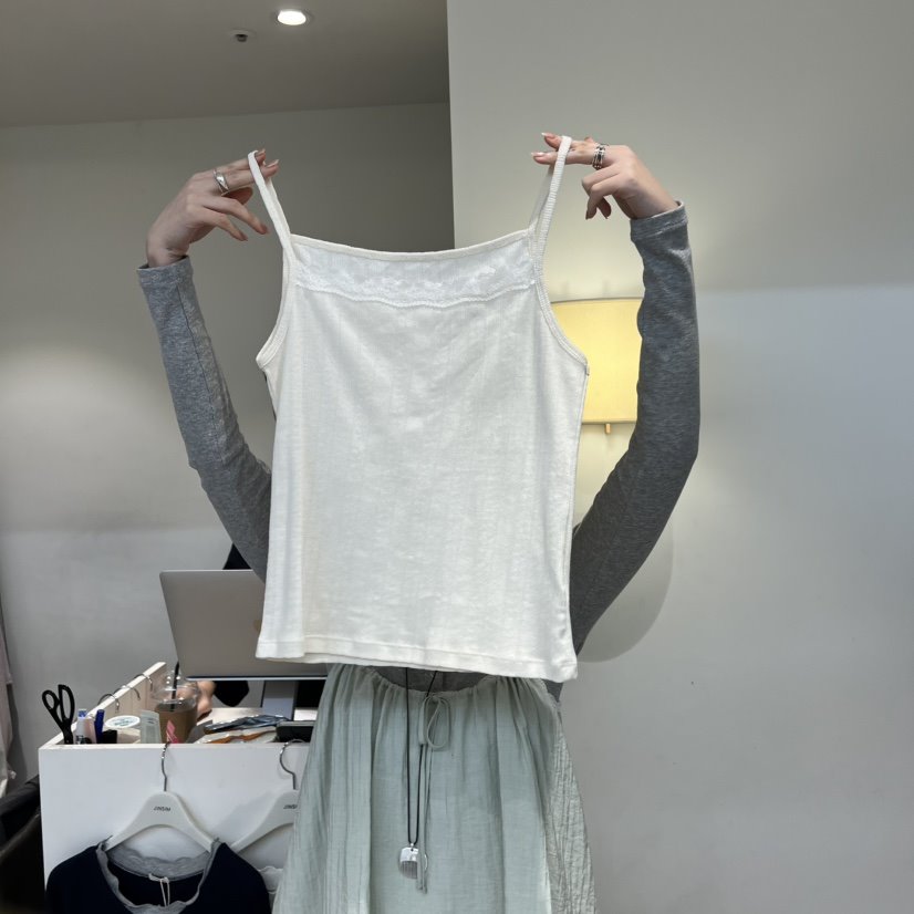 JINSIM東大門實拍女士新品推薦熱賣真品休閑時尚吊帶背心JINSIM吊帶/背心