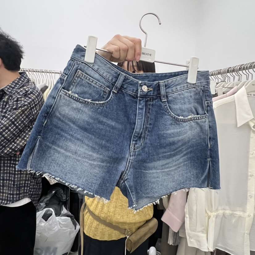 BREATHE韓國代購女裝新品熱賣26春夏時尚休閑真品短褲開衩BREATHE短褲