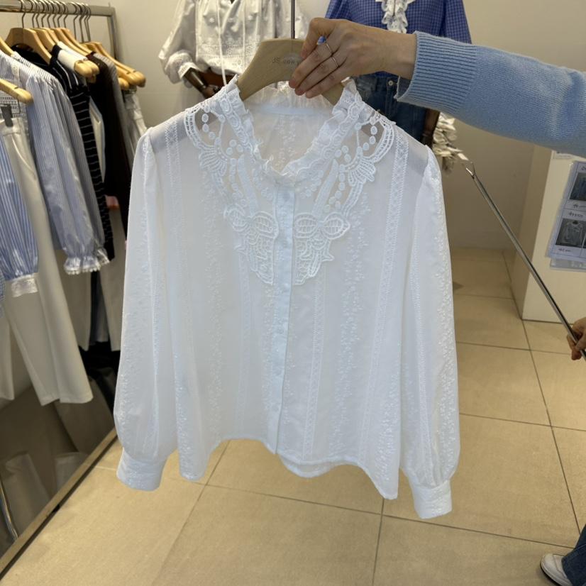 2nd B-S東大門直郵女士新品休閑熱賣時尚26春夏襯衫蕾絲衫2nd B-S襯衫/蕾絲衫