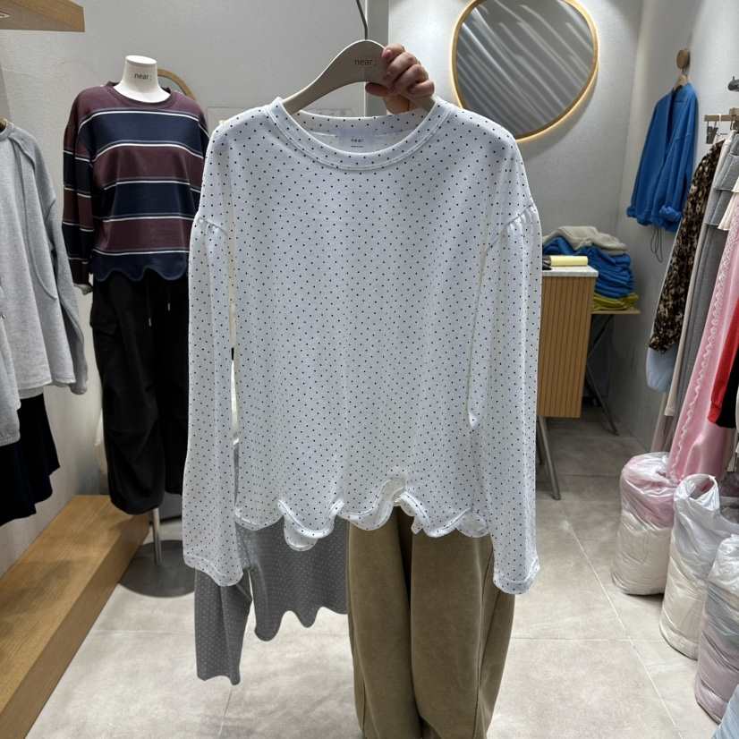 NEAR東大門直郵女士新品人氣熱賣職業休閑真品時尚長袖T恤NEAR長袖T恤