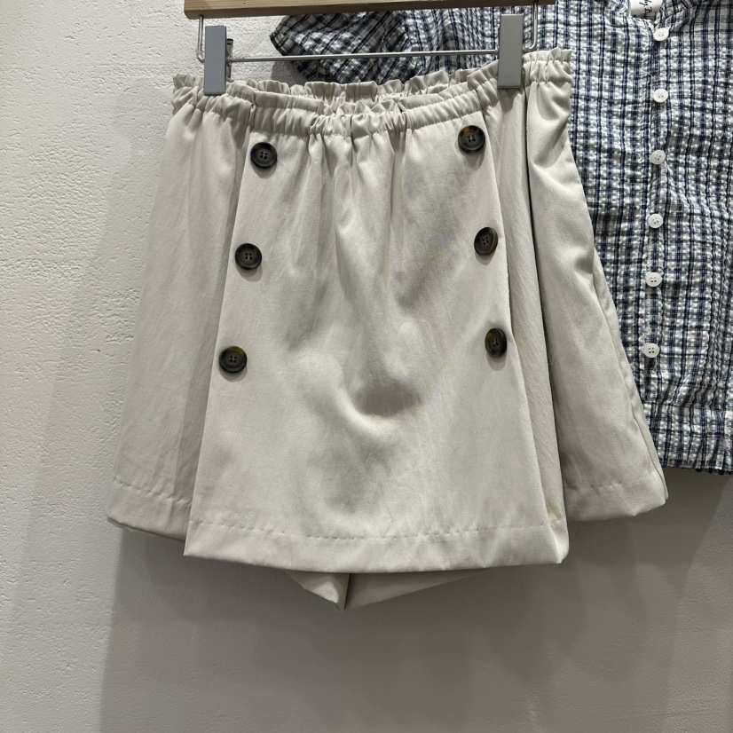 HOLYBANANA韓國直郵女裝新品休閑推薦熱賣時尚人氣裙褲紐扣groovy.H/HOLYBANANA裙褲