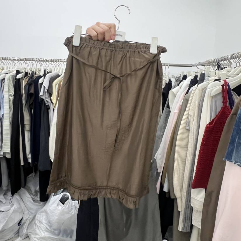 BREATHE東大門代購女裝新品推薦熱賣26春夏半身裙中短裙含腰繩BREATHE半身裙/中短裙