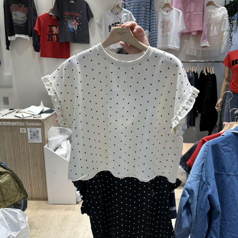 UNDERSTAR_VINTAGE東大門直郵女裝新品人氣26春夏真品T恤UNDERSTAR_VINTAGET恤