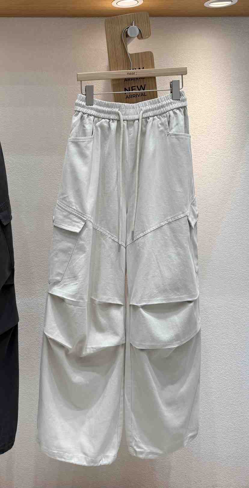 NEAR東大門代購女裝新品推薦熱賣26春夏時尚休閑褲口袋褶裥NEAR休閑褲