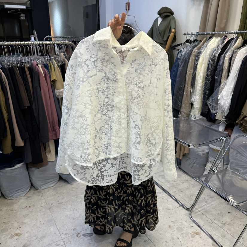 MARIGOLD東大門實拍女裝新品推薦休閑熱賣職業襯衫蕾絲衫MARIGOLD襯衫/蕾絲衫