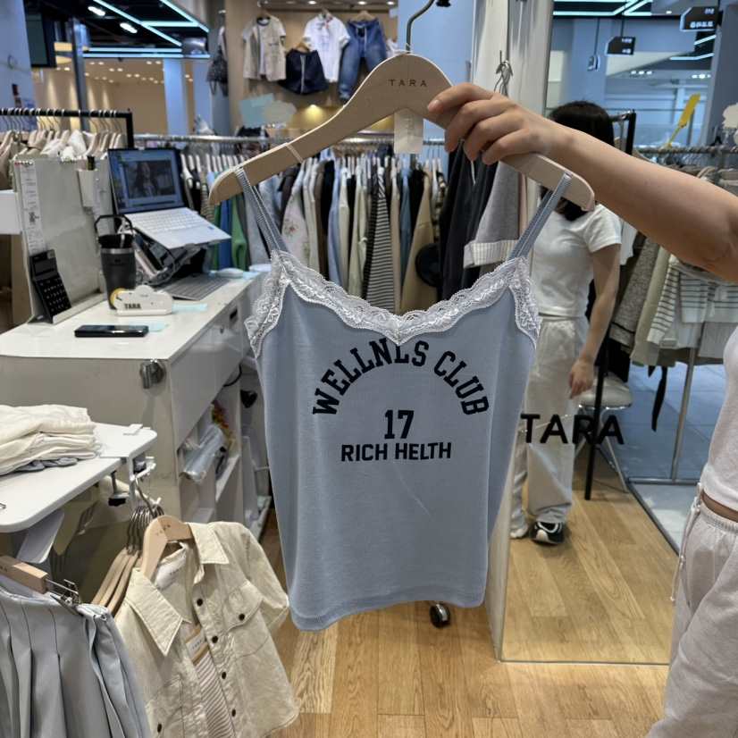 TARA東大門實拍女裝新款推薦職業時尚休閑熱賣人氣吊帶背心TARA吊帶/背心