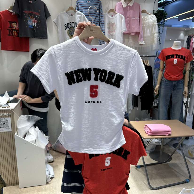 UNDERSTAR_VINTAGE東大門直郵女士新品人氣時尚休閑熱賣T恤UNDERSTAR_VINTAGET恤