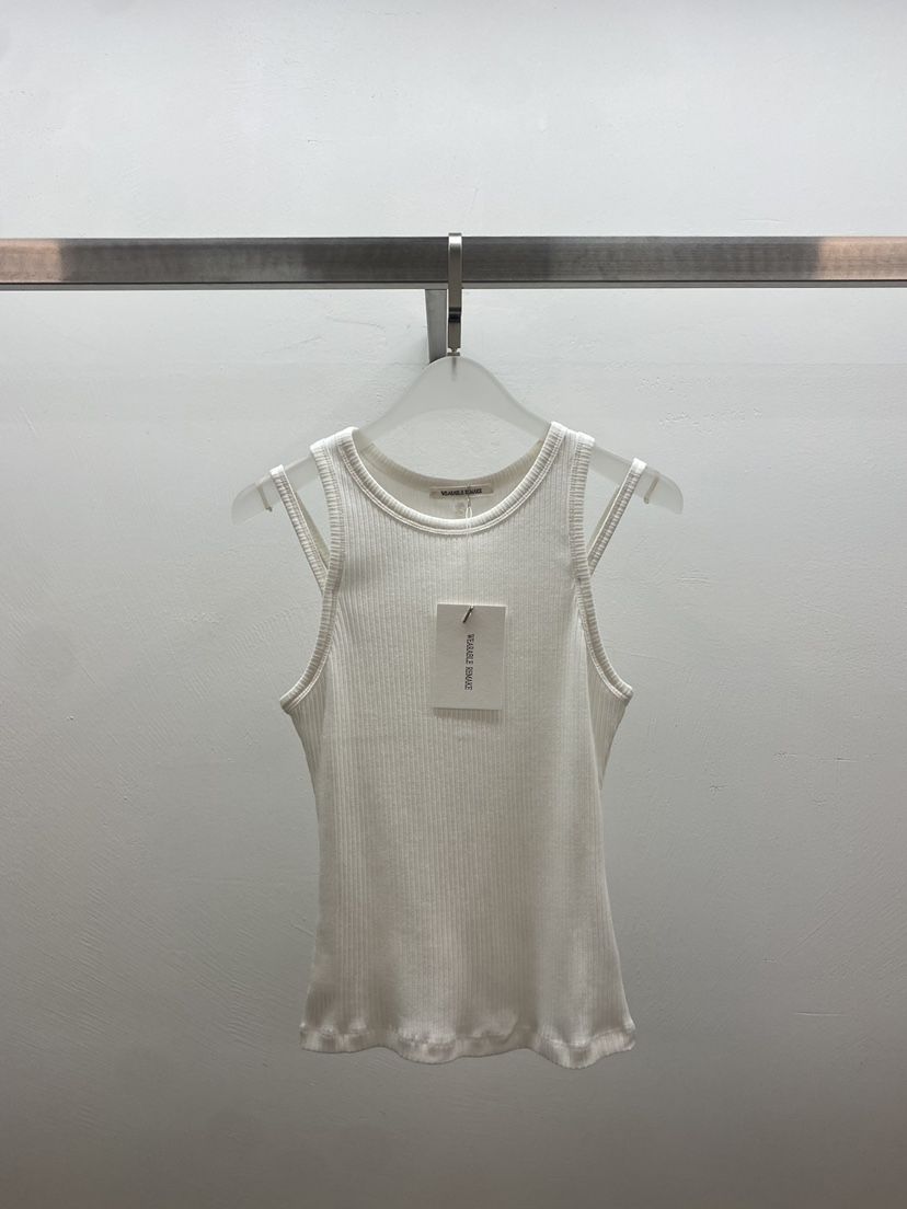 WEARABLE-L韓國直郵女士新款時尚職業26春夏吊帶背心羅紋WEARABLE吊帶/背心