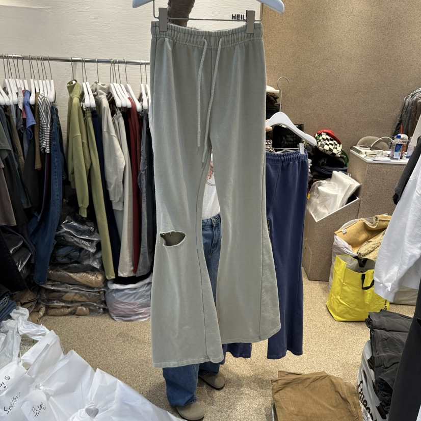 HEIL東大門代購女裝新品休閑真品26春夏熱賣休閑褲復古喇叭HEIL休閑褲