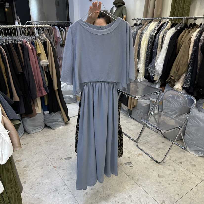 MARIGOLD東大門代購女士新品時尚真品推薦人氣連衣裙披肩MARIGOLD連衣裙