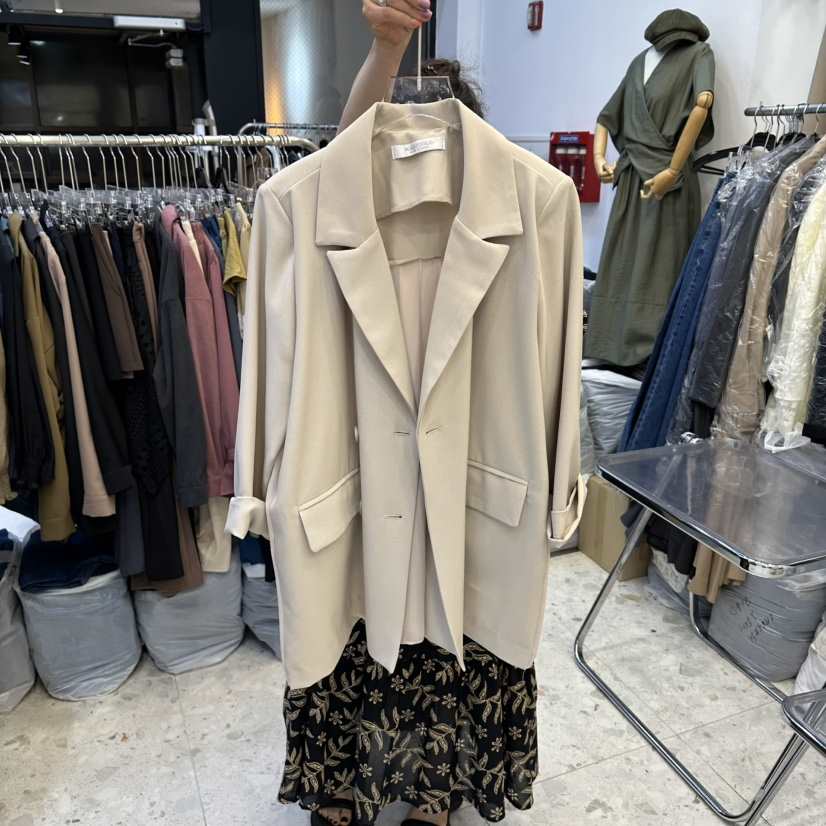 MARIGOLD韓國代購女士新品時尚休閑推薦職業真品夾克雪紡MARIGOLD夾克