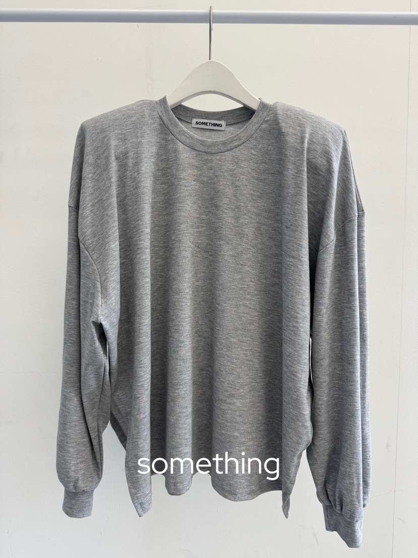 SOMETHING-L/FANCY韓國直郵女士新款人氣真品熱賣長袖T恤SOMETHING-L/FANCY長袖T恤
