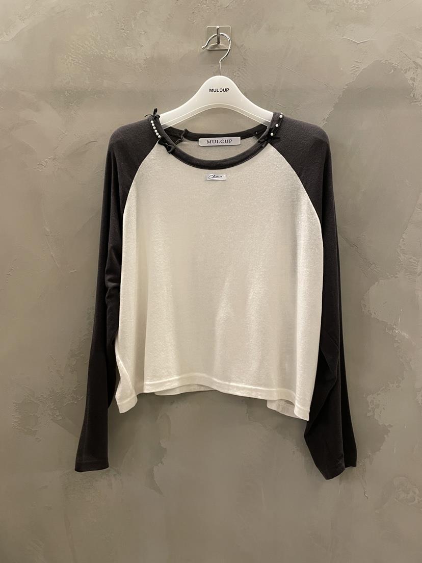 MULCUP東大門實拍女裝新款職業推薦時尚真品熱賣26春夏長袖T恤MULCUP長袖T恤