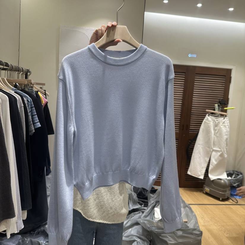 GILLI韓國代購女士新款推薦休閑職業時尚26春夏針織衫毛圈羊毛GILLI針織衫