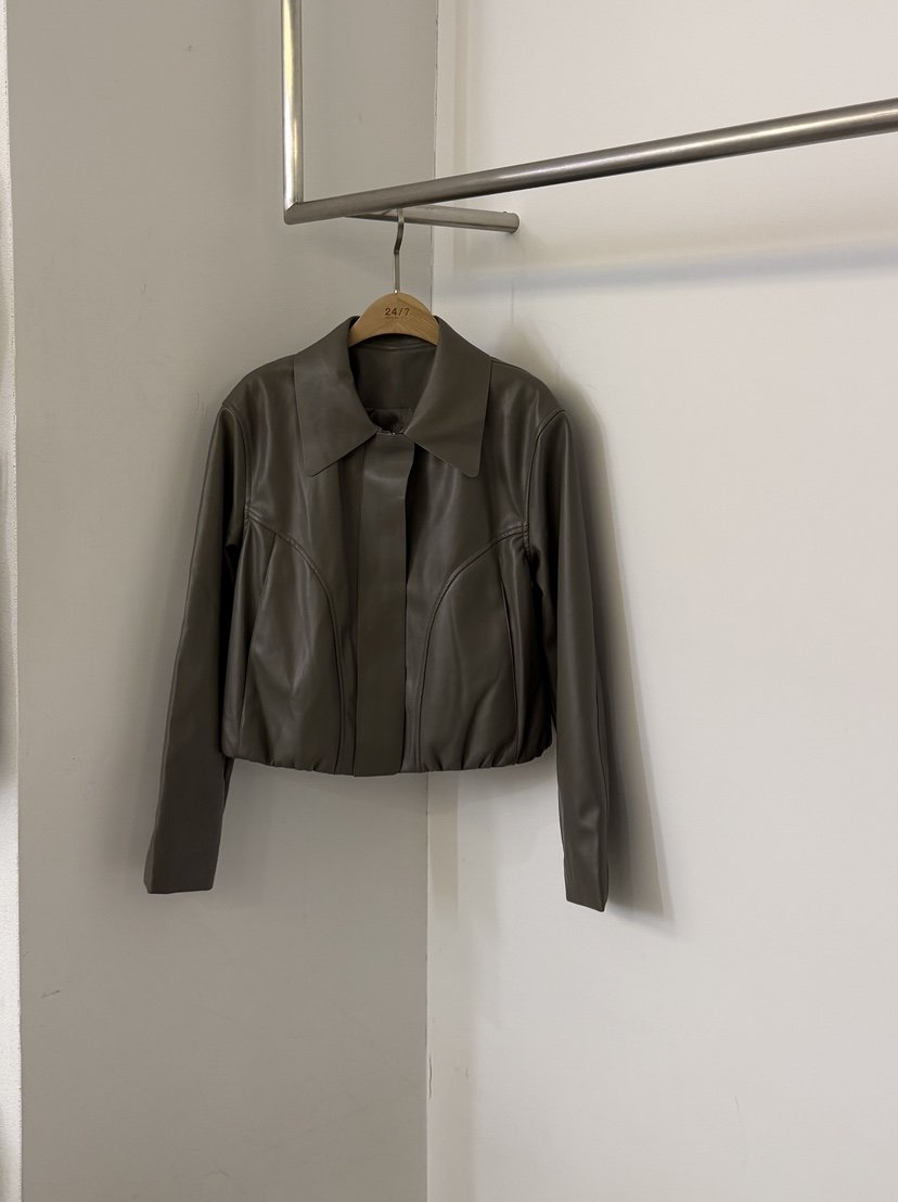 TWENTY FOUR SEVEN24-7韓國直郵女士新款時尚夾克皮革TEWNTY FOUR SEVEN24-7夾克