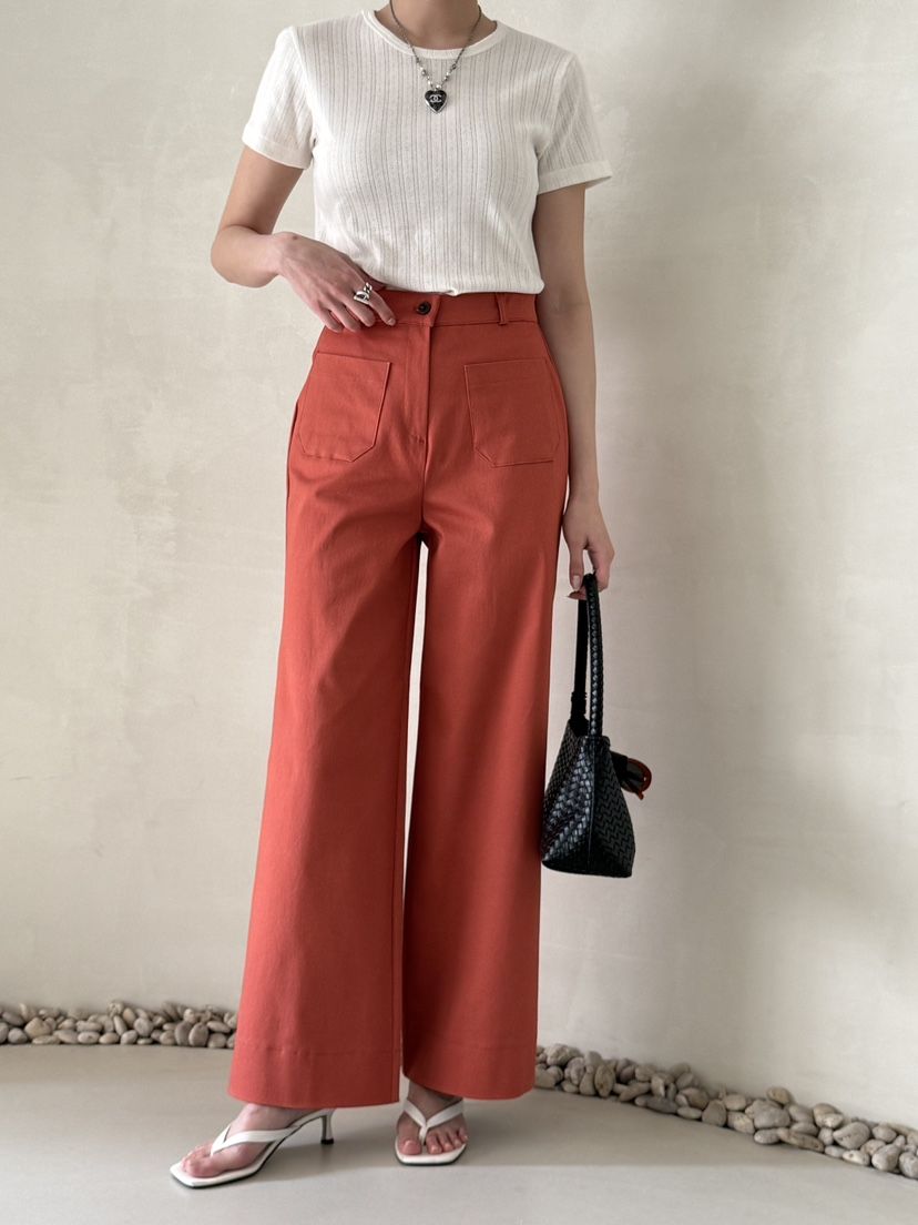 DEMAR韓國直郵女士新品人氣休閑26春夏熱賣時尚休閑褲闊腿褲DEMAR休閑褲