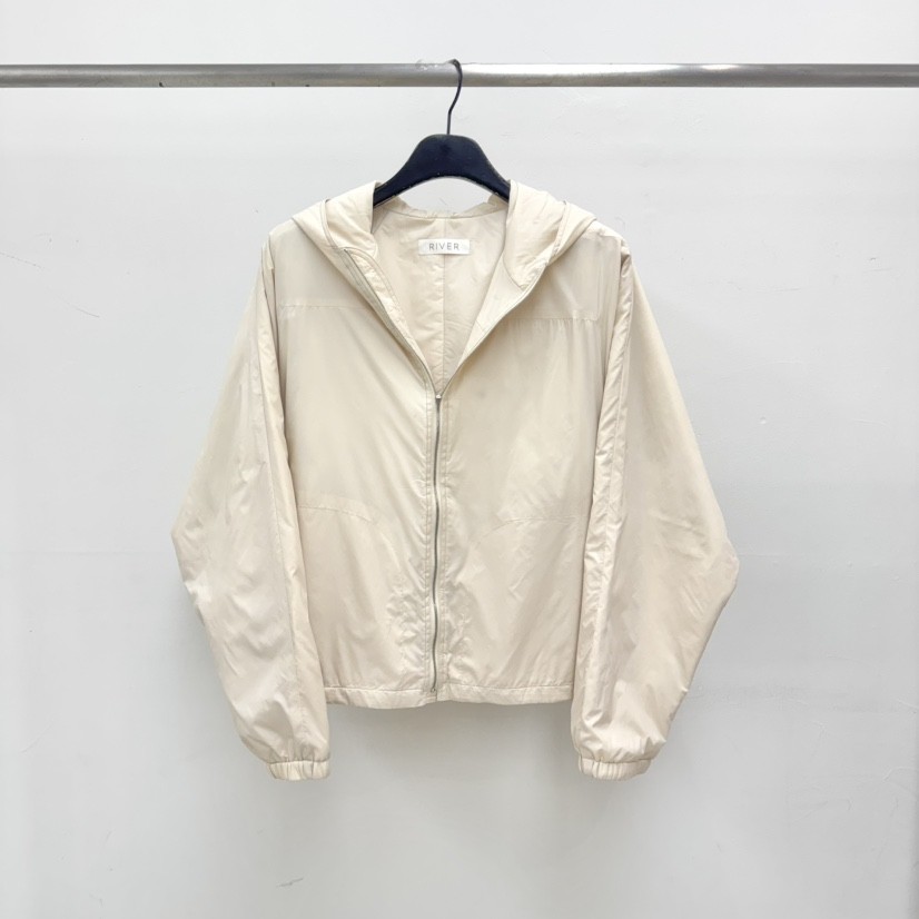 RIVER韓國代購女士新品人氣推薦真品職業時尚26春夏夾克連帽WATER/RIVER夾克