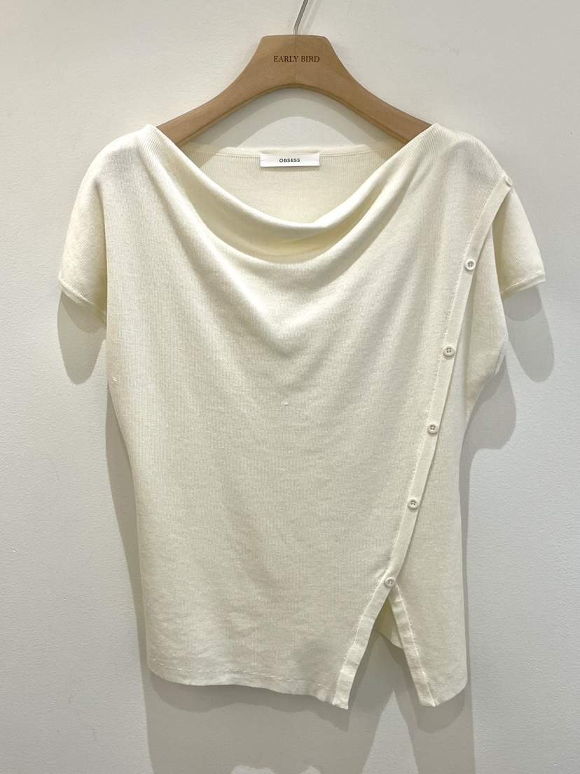 OBSESS韓國直郵女士新款職業休閑熱賣時尚人氣26春夏針織衫OBSESS/EARLY BIRD針織衫