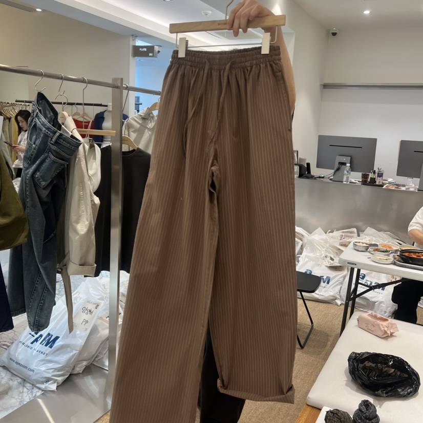 SELF SERVICE韓國直郵女裝新品人氣時尚職業休閑26春夏休閑褲SELF SERVICE休閑褲