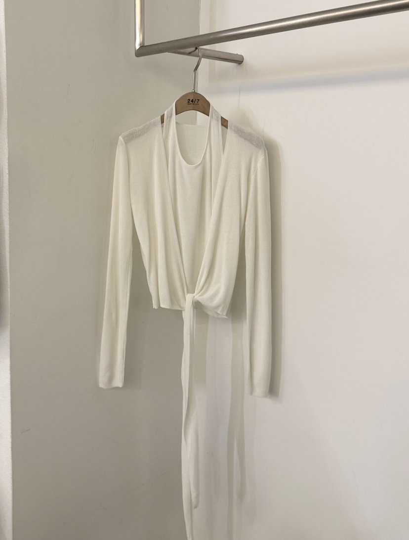 TWENTY FOUR SEVEN24-7東大門實拍女裝新款休閑針織衫假兩件TEWNTY FOUR SEVEN24-7針織衫