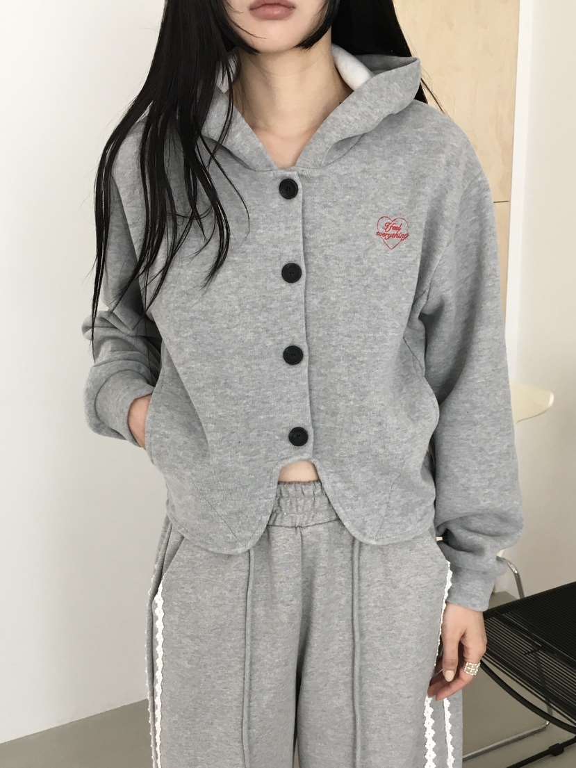 MARKE-P韓國直郵女裝新款26春夏推薦真品衛衣連帽衫刺繡MARKE-P衛衣