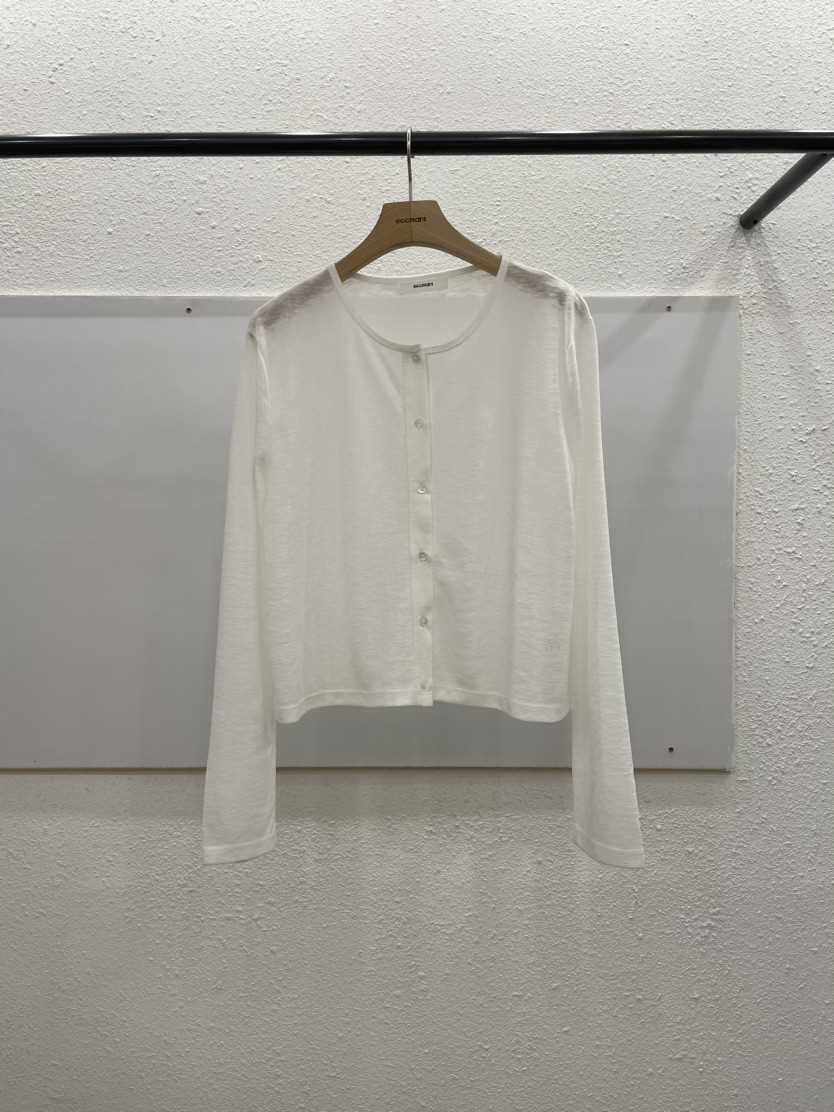 EGGPLANT東大門代購女裝新品推薦26春夏熱賣長袖T恤開衫紐扣EGGPLANT長袖T恤