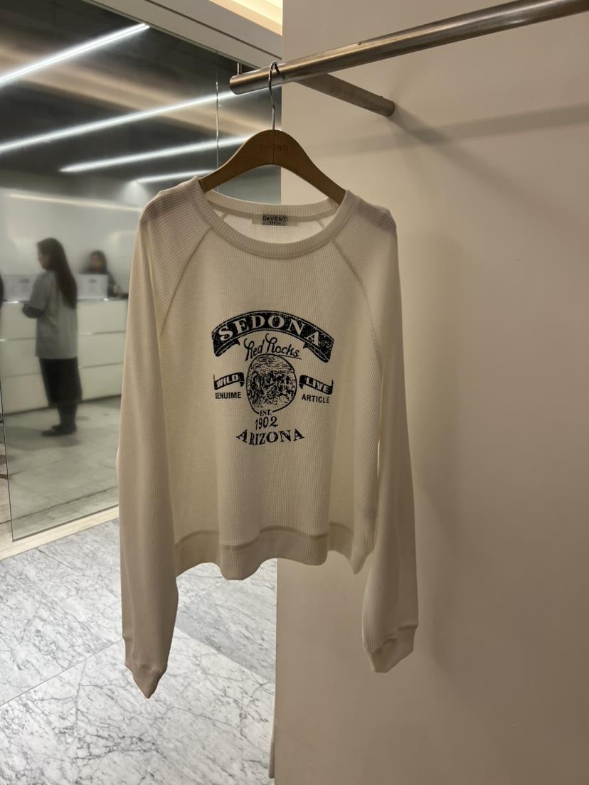 DE VENTI韓國直郵女士新款熱賣推薦休閑真品時尚26春夏衛衣DE VENTI衛衣