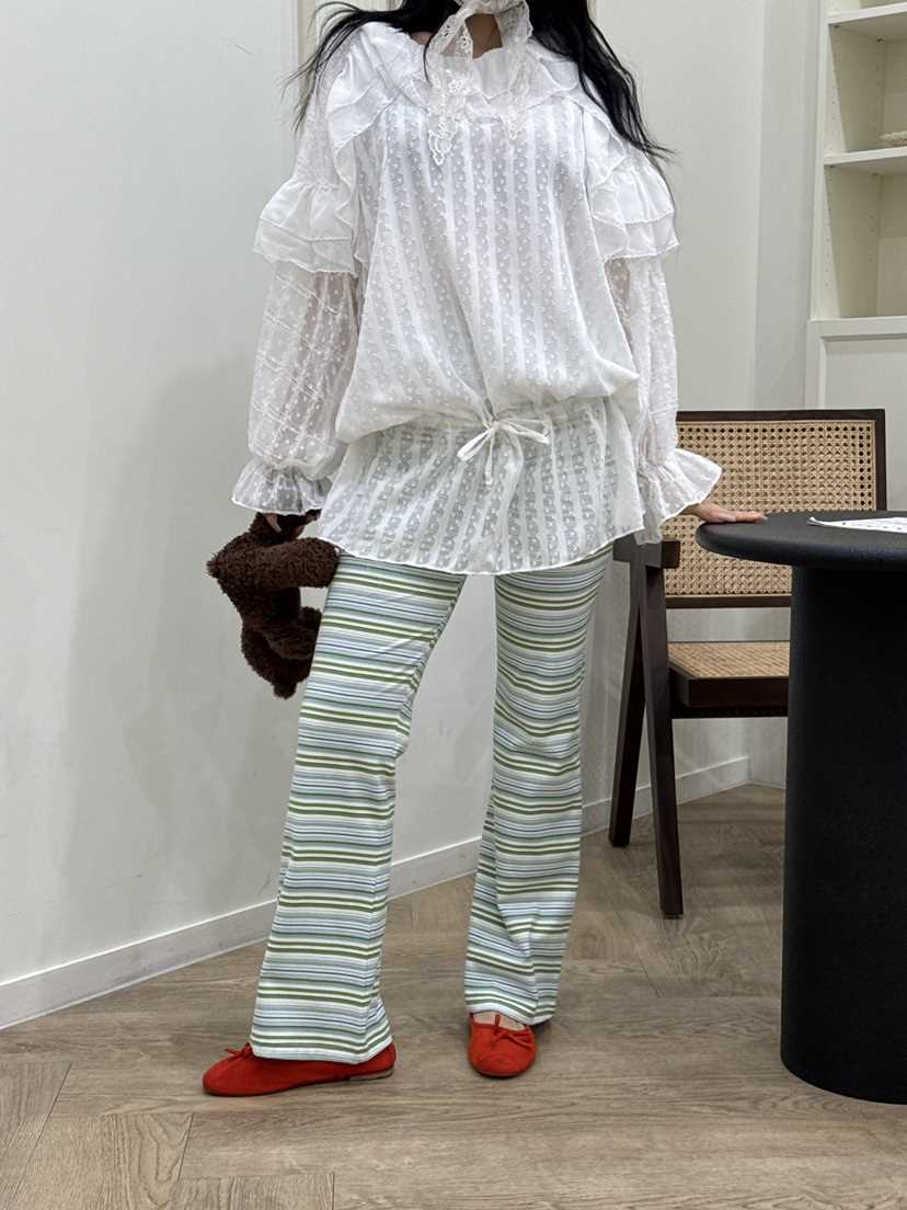 MAISONDEGLORY韓國代購女士新品26春夏推薦熱賣襯衫蕾絲衫MAISON DE GLORY襯衫/蕾絲衫