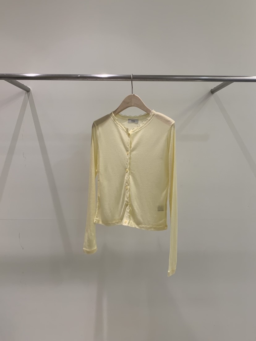 ZITTEN東大門直郵女士新品時尚熱賣職業人氣長袖T恤蕾絲開衫ZITTEN長袖T恤