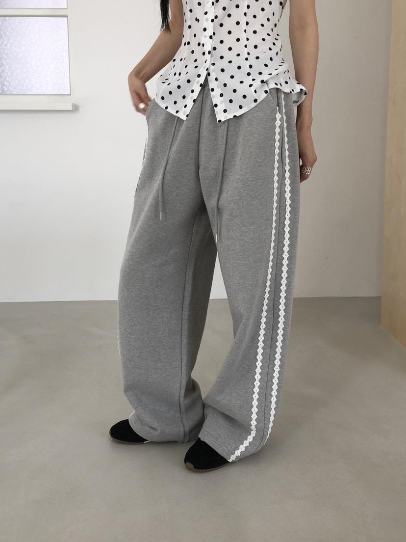 MARKE-P東大門代購女士新款熱賣休閑時尚職業休閑褲蕾絲MARKE-P休閑褲