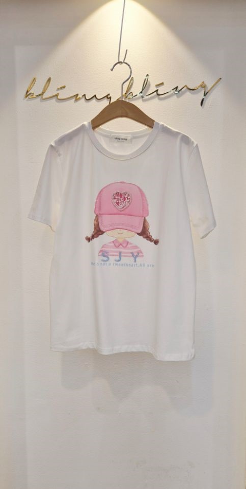 BLING BLING-S/RICO韓國直郵女士新品休閑真品推薦T恤BLING BLING-S/RICOT恤