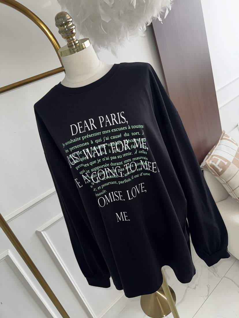 바츠韓國代購女裝新品職業時尚熱賣真品推薦休閑26春夏長袖T恤Vatz長袖T恤