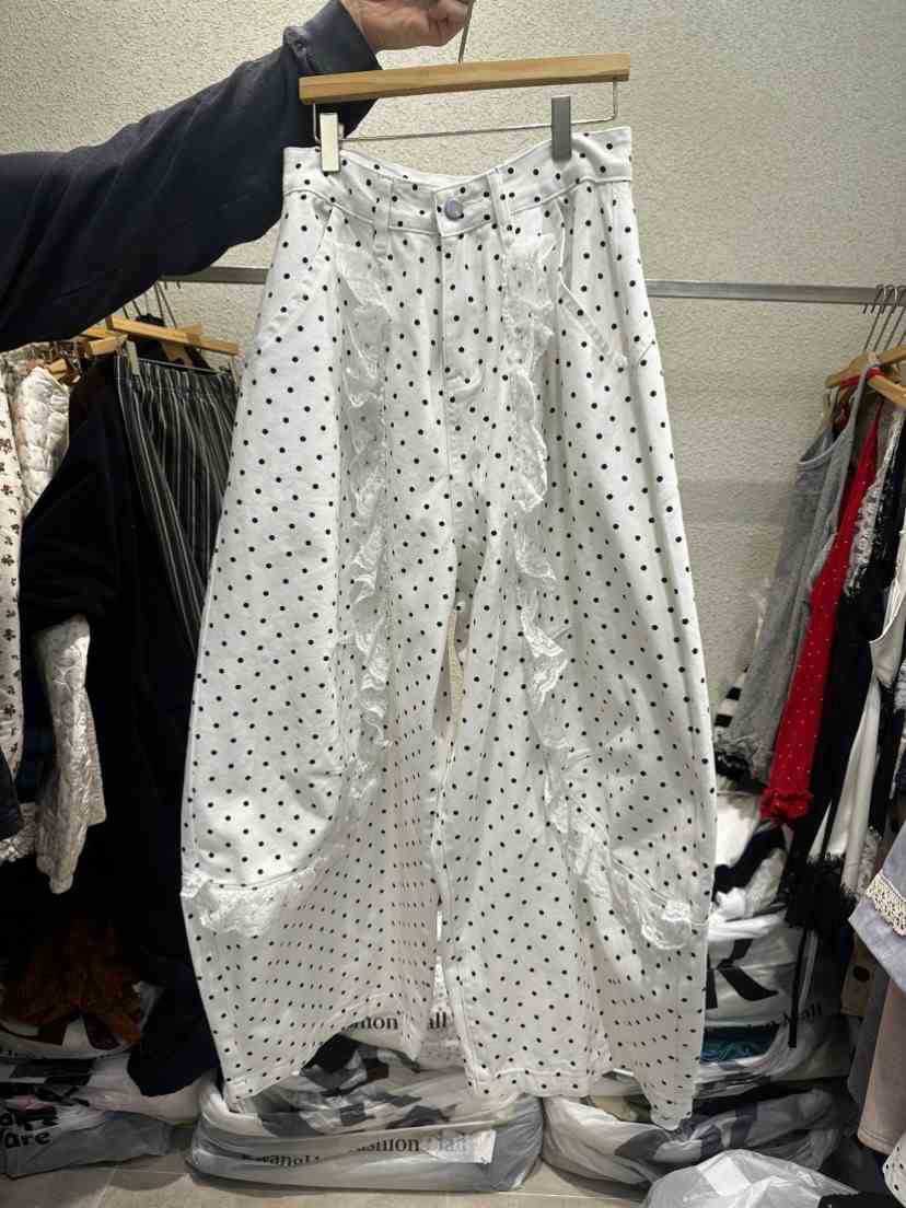 MAISONDEGLORY東大門直郵女裝新款時尚真品人氣休閑褲蕾絲MAISON DE GLORY休閑褲