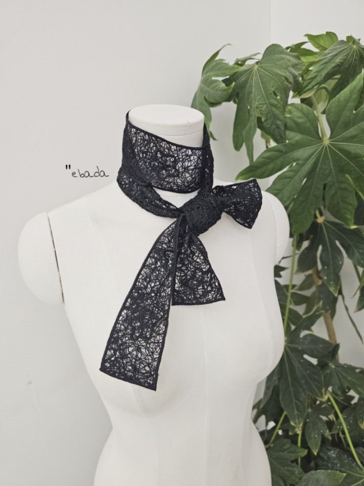 EBADA東大門實拍女士新品人氣時尚熱賣26春夏圍巾披肩網眼EBADA圍巾/披肩