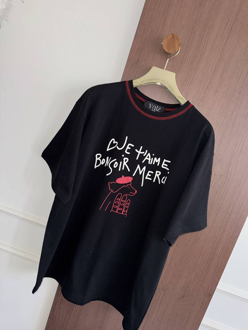 바츠韓國直郵女裝新品熱賣推薦26春夏真品休閑時尚職業T恤VatzT恤