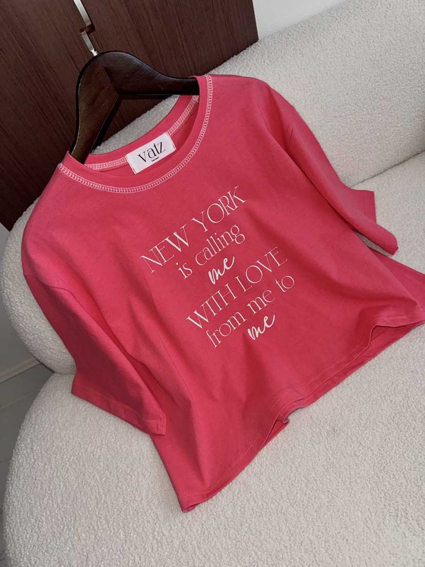 바츠東大門實拍女士新款26春夏人氣時尚職業推薦休閑熱賣T恤VatzT恤