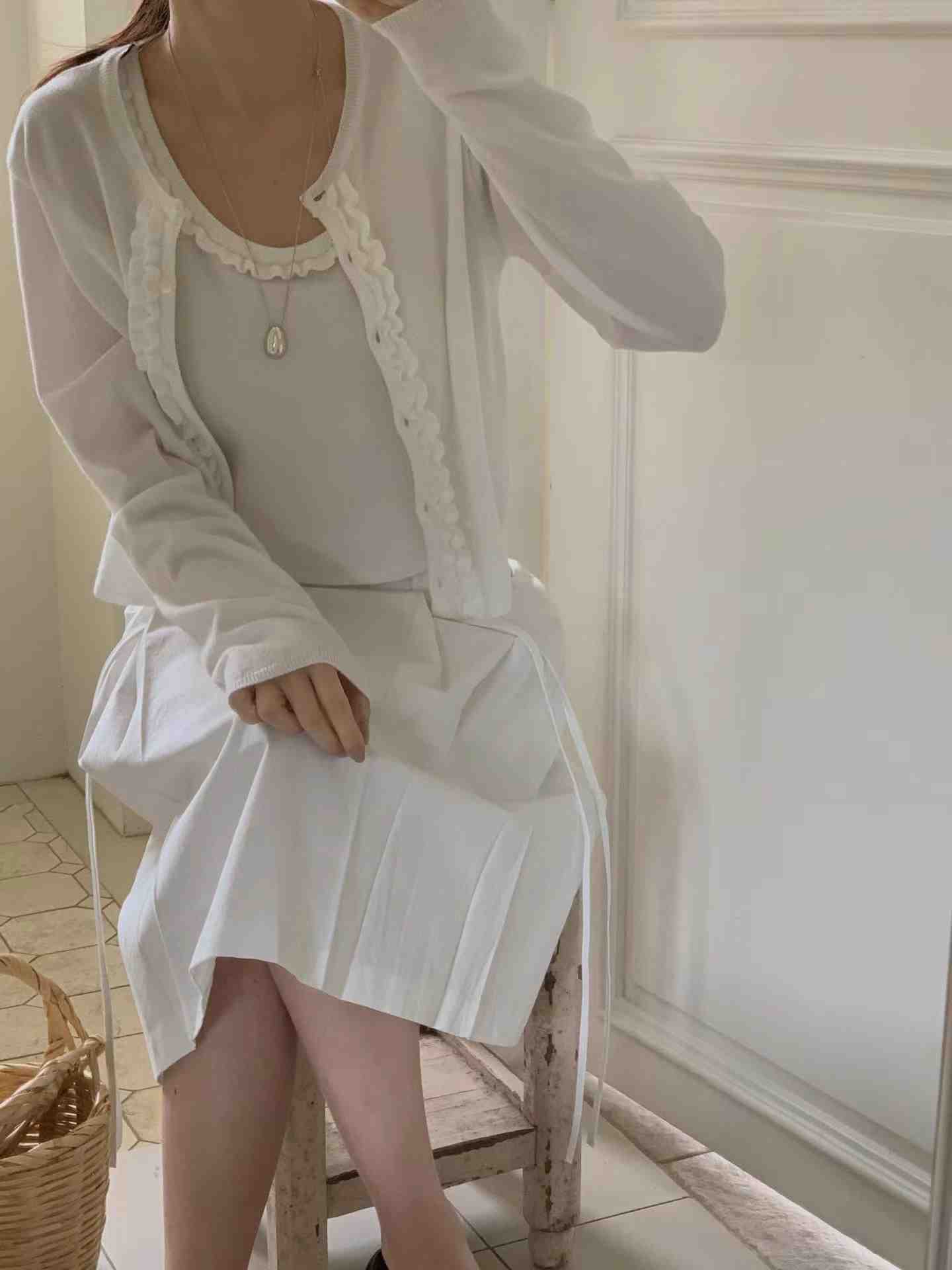 MIELLE-미엘르-OT韓國代購女裝新品時尚針織衫不含吊帶羊毛衫MIELLE-미엘르-OT針織衫