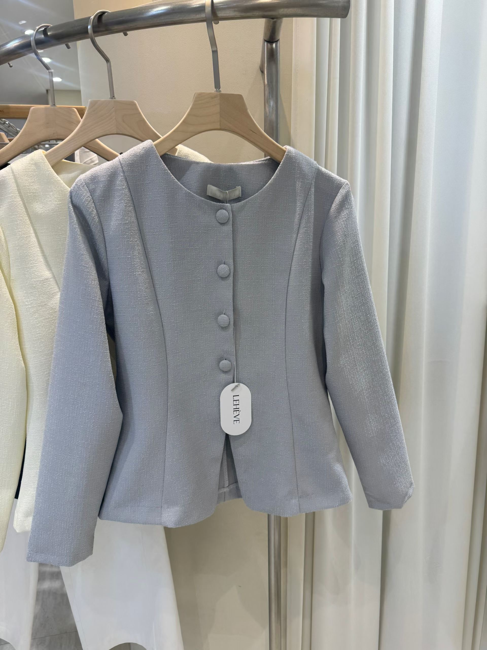 LEHEVE韓國直郵實拍女裝新品推薦時尚休閑26春夏職業夾克LEHEVE-MY YOUNG兩件起夾克